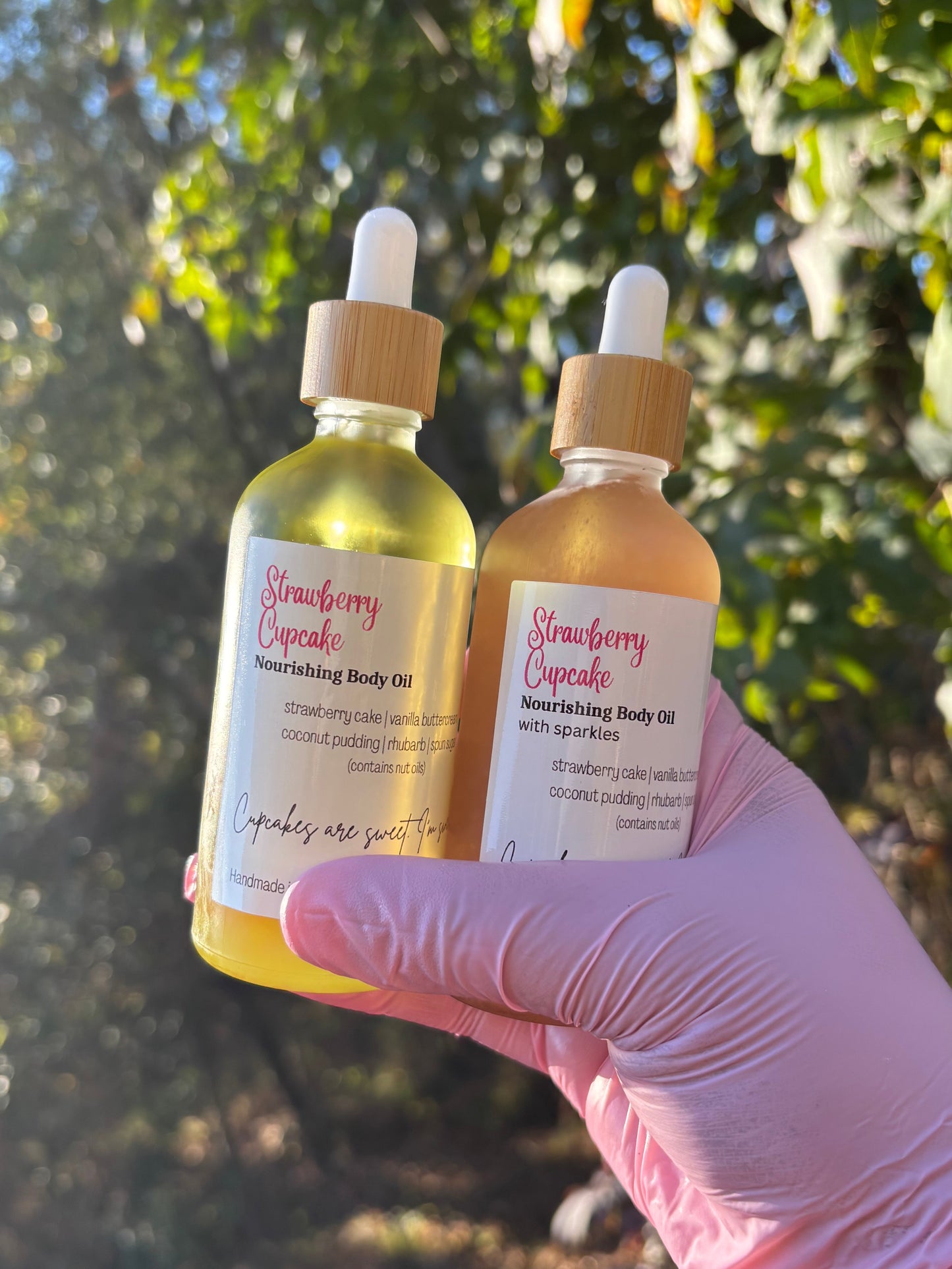 Strawberry Cupcake Nourishing Body Oil