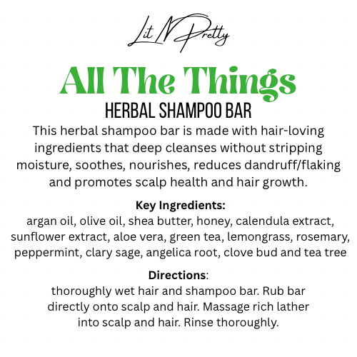 All The Things Herbal Shampoo Bar